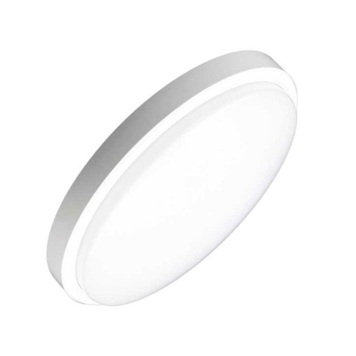 Plafonnier led Blanc 18w 3000/4000/6000K CCT IP20 D230mm Laes