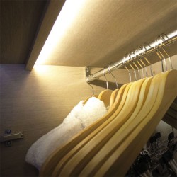 White Lacquered Aluminum Angle Profile 19mm - 2 Meters + Opal Diffuser