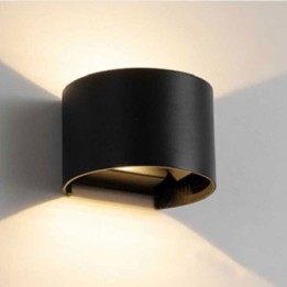 Applique Noire balisage murale led 2x3w 3000K 220-240v LAES