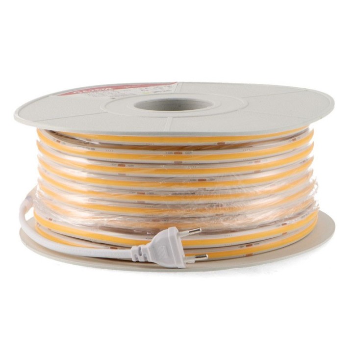 Ruban led 14w/mètre 6000K bobine de 50 mètres IP67 230v Dimmable Ledme