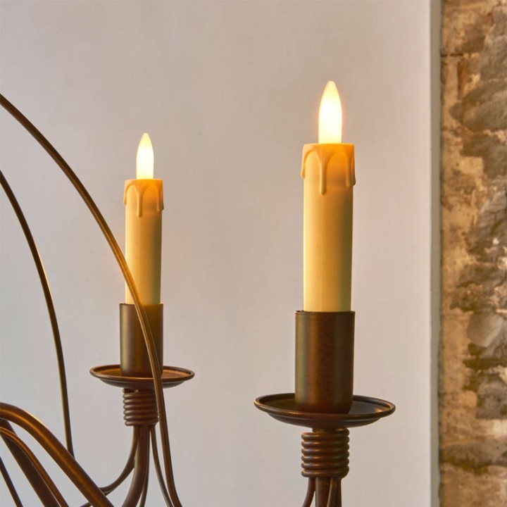 Fausse bougie - fourreau 26x214mm accessoire Feeling Flame LED 145694 