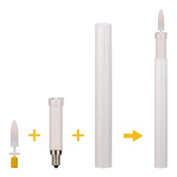 New Feeling Flame LED Light Top Ampoule LED 2200K 3W + contrepoids eff