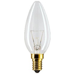 E14 Flamme  Claire  230V-240V 40w