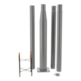 Detachable Grey Floor Lamp Column 3.7M Ledme 
