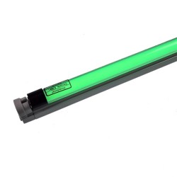 Chrome Green 14w 545mm sleeve for T5 tube (tube not included) with bla