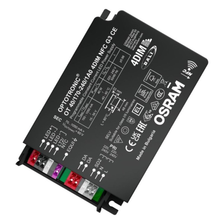 Driver OT 40/170-240/1A0 4DIM NFC G3 CE VS18 OSRAM
