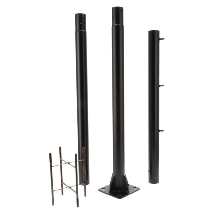 Colonne pour lampadaire 3M détachable noir Ledme