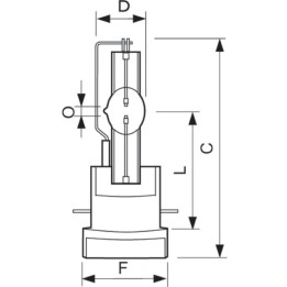Broadway Lampe à décharge MSR Gold 1500 FastFit 
