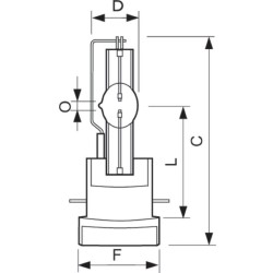 Broadway Lampe à décharge MSR Gold 1500 FastFit 