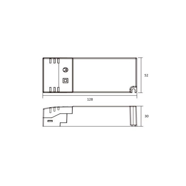  LED Driver 24V DC 25W IP20 TRIAC Gradable