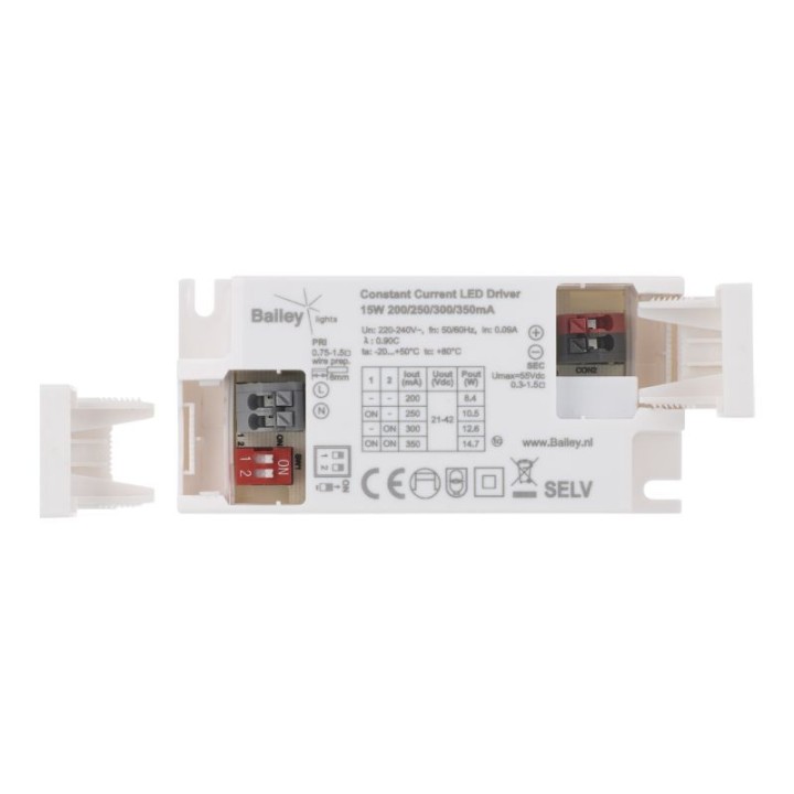 LED Driver 15W 200~350mA  DIP Switch Dimmable