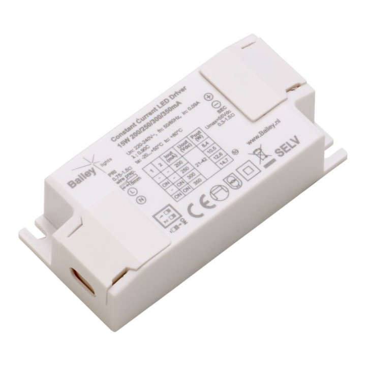 LED Driver 15W 200~350mA  DIP Switch Dimmable