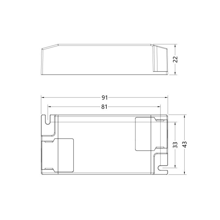LED Driver 15W 200~350mA  DIP Switch Gradable