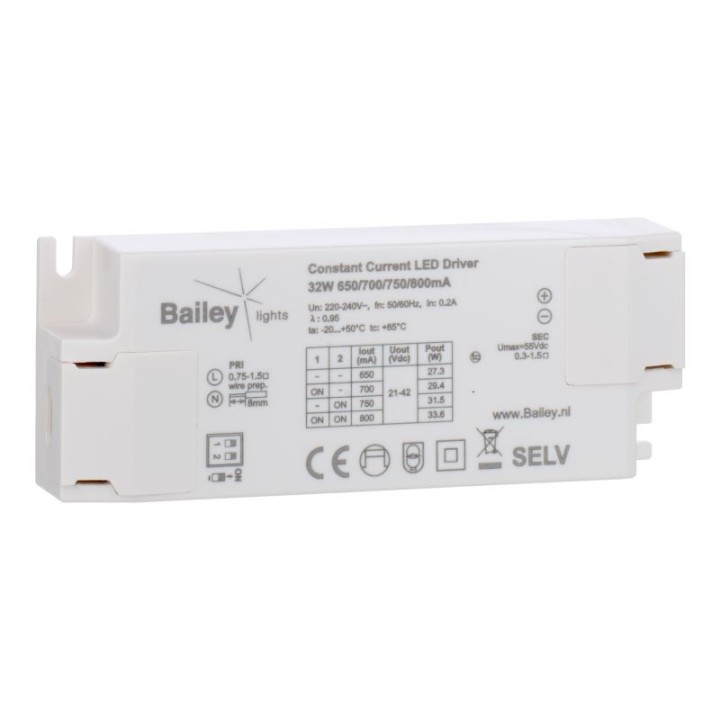 LED Driver 32W 650~800mA  DIP Switch 