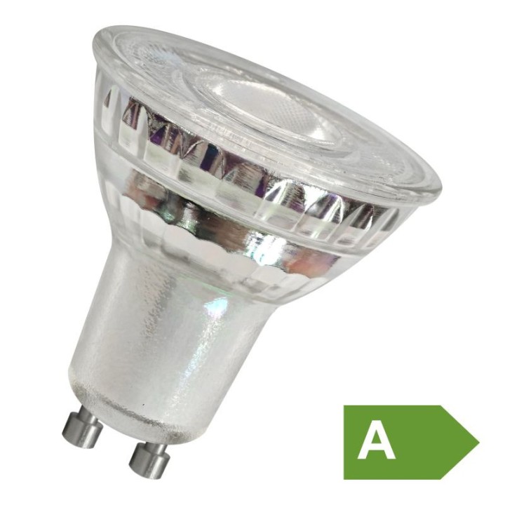 GU10 LED PAR16 2.5w = 50w 3000K 38° verre 220-240v