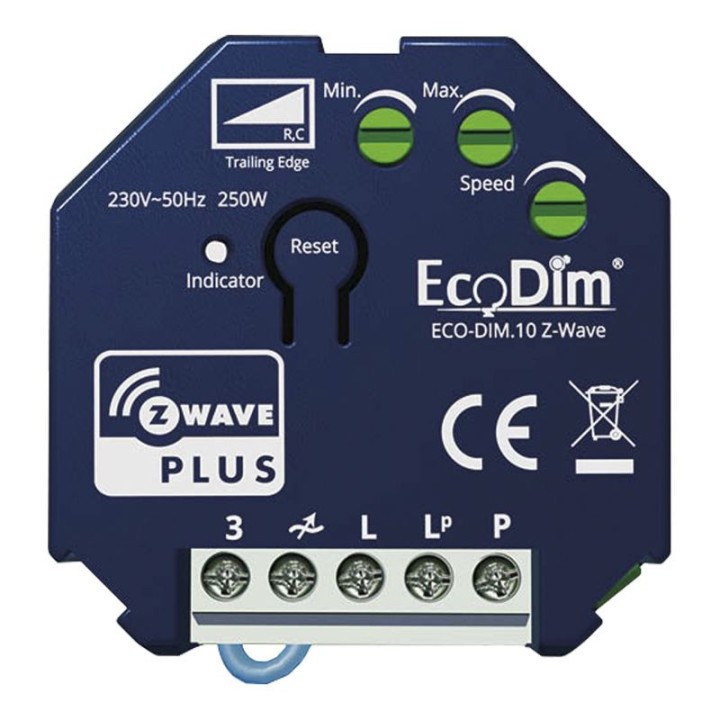 LED wall dimmer Z-wave Pro 0-250w ECO-DIM.10