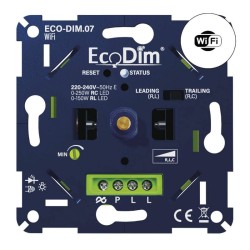 Variateur mural WiFi poussoir/tournant 0-250W (RC) 0-150W RL ECO-DIM.0