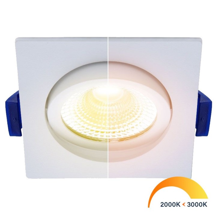 Spot Encastré LED 5W ED-10025 3000K 60° IP54 IRC90 Dimmable Orientable