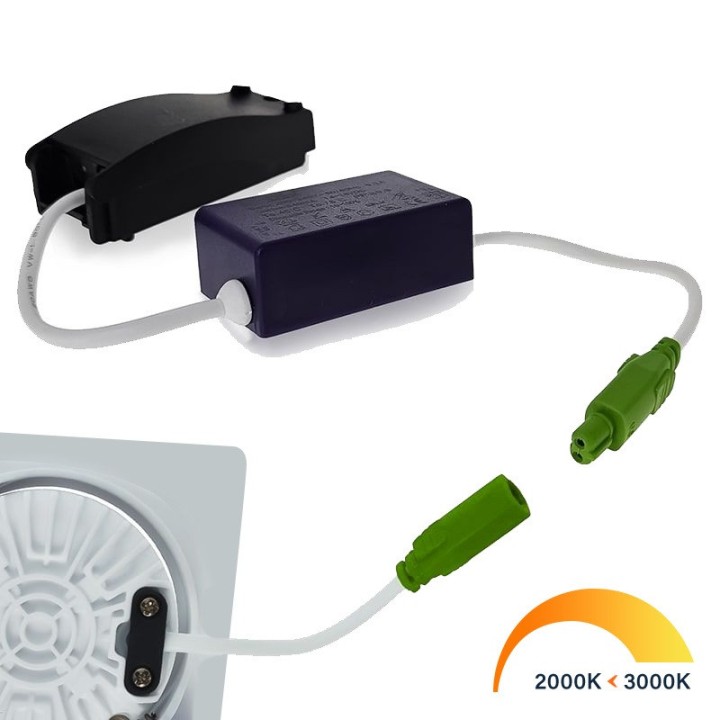 Spot Encastré LED 5W ED-10025 3000K 60° IP54 IRC90 Dimmable Orientable