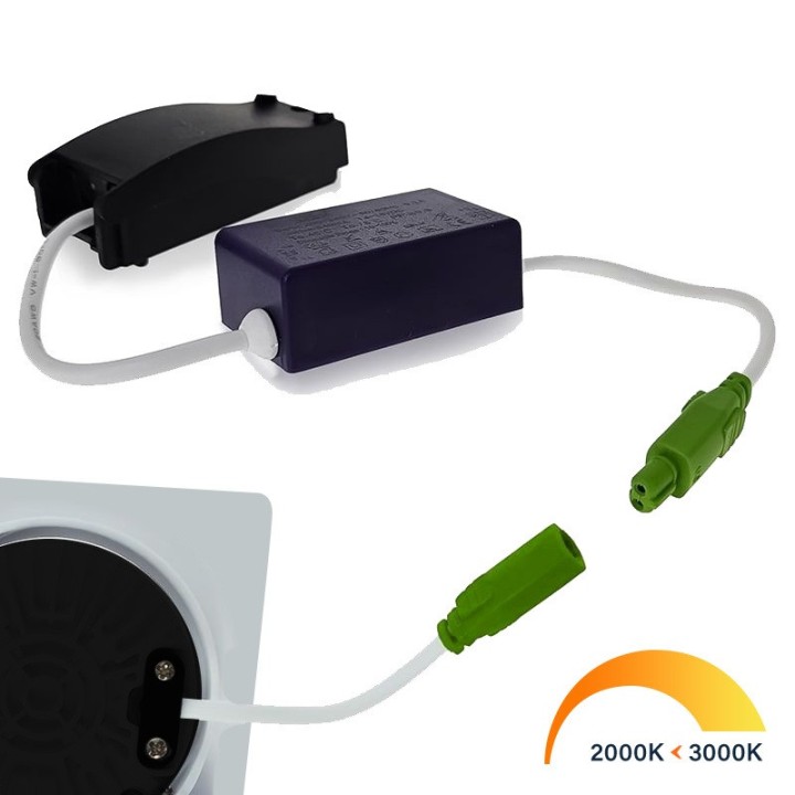 Recessed Spotlight  5W LED ED-10027 3000K-2000K 60° IP54 CRI90 Dimmabl