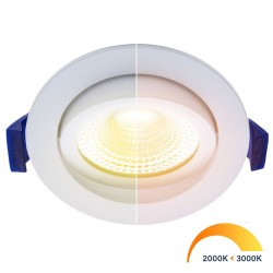 Recessed LED spotlight 5W ED-10022 3000K 60° IP54 CRI90 Dimmable Adjus