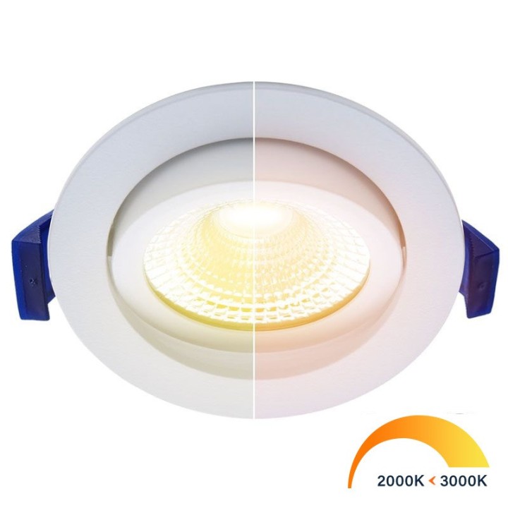 Spot Encastré LED 5W ED-10022 3000K 60° IP54 IRC90 Dimmable Orientable