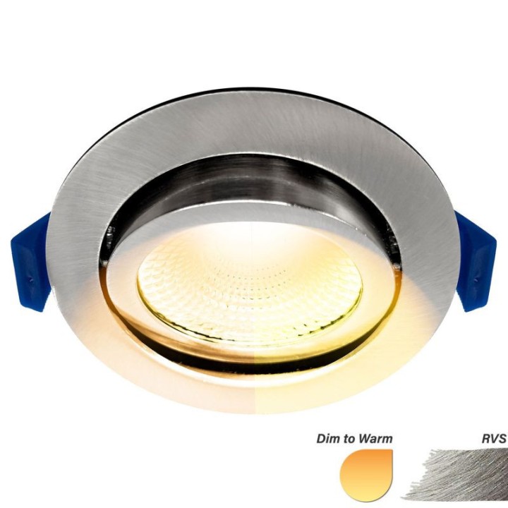 Recessed LED spotlight 5W ED-10024 3000K 60° IP54 CRI90 Dimmable Adjus
