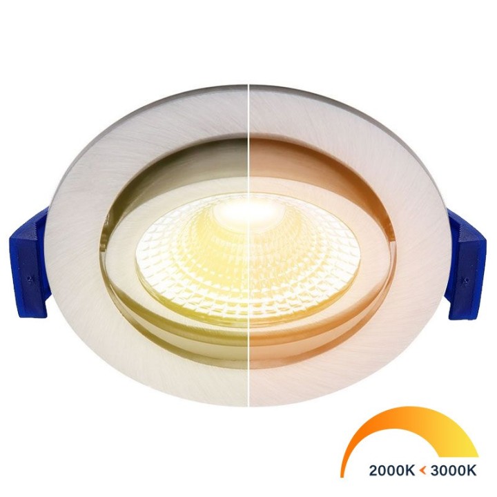 Recessed LED spotlight 5W ED-10024 3000K 60° IP54 CRI90 Dimmable Adjus