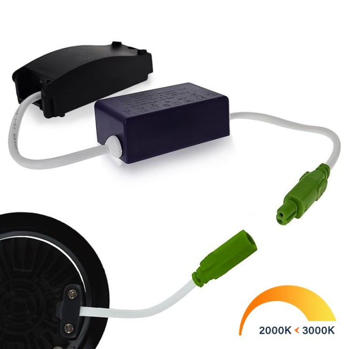 Recessed LED spotlight 5W ED-10024 3000K 60° IP54 CRI90 Dimmable Adjus