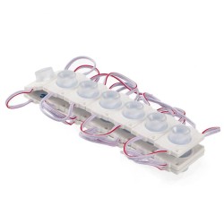 Chaîne de 20 Modules de 1 Leds Smd Samsung 12V Dc 2W 6500K Enseigne lu