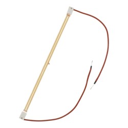 15092Z Tube quartz Infrarouge Or 2000W 235V Or SK15 11x355mm Dirtech