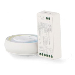 Single-color dimmer controller + 12/24V DC CCT + 2.4GHz RF remote cont