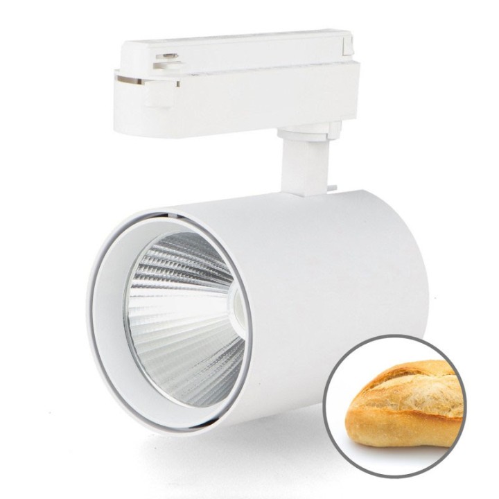Spot Led Blanc Air 30W Sur Rail Allumage No Flicker - Boulangerie