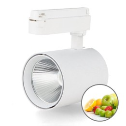 White Air 30W LED Spotlight on Single-ignitioTrack, No Flicker - Fruit