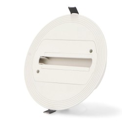 Recessed base for spotlight, white, single-phase