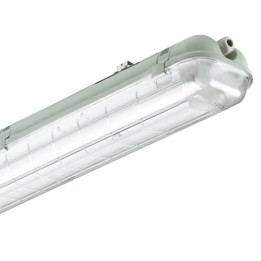 Waterproof luminaire 2x49W 150cm IP65 T5 EB