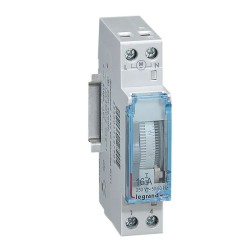 Interrupteur horaire analogique modulaire programmable manuel journali
