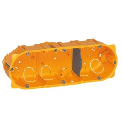 Boîte multiposte Batibox pour cloisons sèches 3 postes ou 6 à 8 module