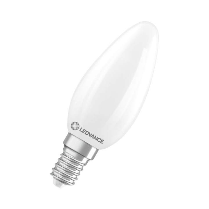 E14 Flamme LED CLB 3.4w = 40w 827 2700K Dépolie Dimmable IRC80