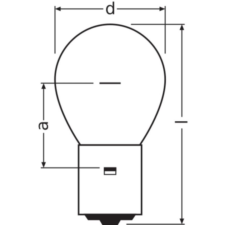 BA20S Lampe signalisation SIG 1227 22W 10V OSRAM