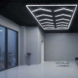 Panneau Led Hexagonal Double Angle 380w 2,43X4,83m