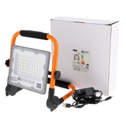 Rechargeable LED Portable Floodlight 20W 1500lm 6000K IP66