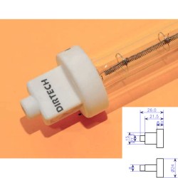 Tube Infrarouge 300w 230v 24x118mm DIRTECH TOSHIBA