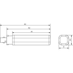 G24Q1 CorePro LED PLC 5,5w = 13w 830 4P 220-240v PHILIPS