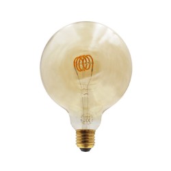 E27 globe 95 Espiral LED effet filament H 4w = 16w 2200K LAES