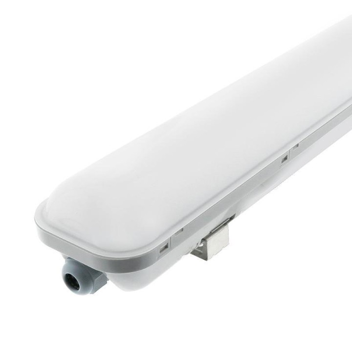 Waterproof LED luminaire 40w IP65 IK08 1200mm 230v CCT 2700-3700-5500K
