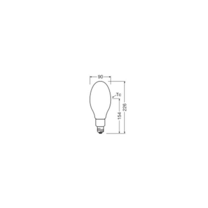 E27 HQL LED PFM 19,4w = 80w 827 2700K 3600lm IRC80 220-240v ledvance