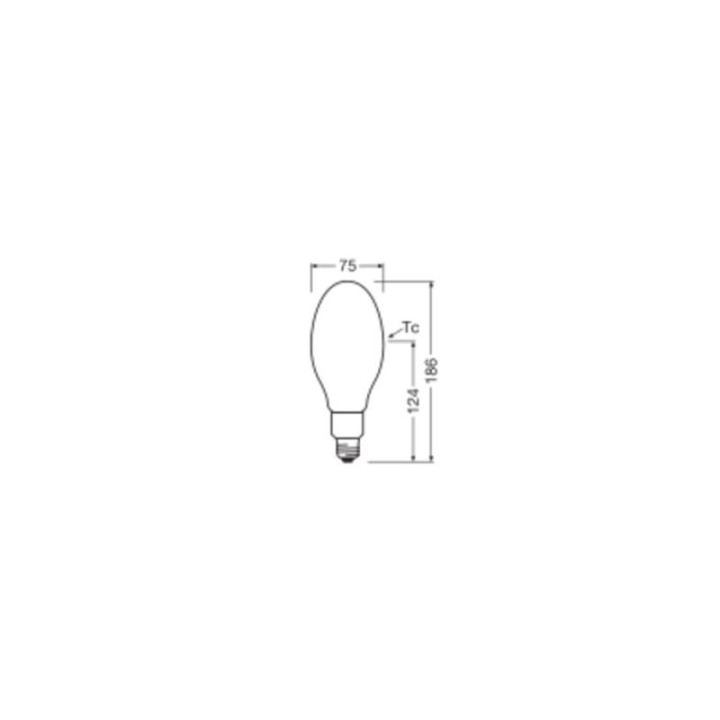 E27 HQL LED PFM 16,2w = 80w 840 4000K 3000lm IRC80 220-240v ledvance