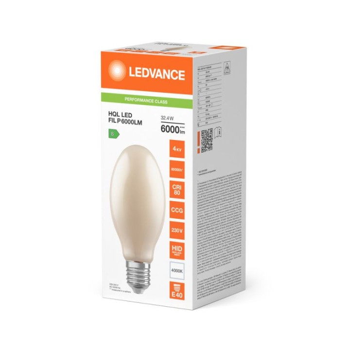 E40 HQL LED  PFM HQL125 38w = 125w 840 4000K Ledvance