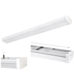 LED luminaire 40W/30W/20W 3CCT 230V 100deg IP44 IK10 1200mm Spectrum